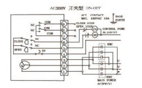 AC380V開關型接線圖